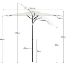 Outdoor Parasol, Stand And Base