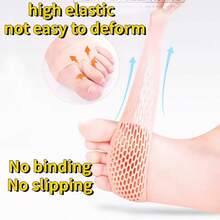 男女硅胶跖骨垫脚垫透气前脚掌垫防滑舒适足部护理鞋垫 - 彩色 - 查看 7