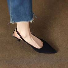 Women Heeled Sandals - 黑色[7公分] - 查看 7