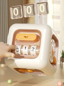 1pc Montessori Educational 6-In-1 Sensory Cube Toy, Multi-Functional Design With Spinning Fans, Buttons, Gears, Tracks To Develop Fine Motor Skills, Cognitive Ability, Sensory Stimulation, Made Of PP+TPE Materials, Dishwasher Friendly