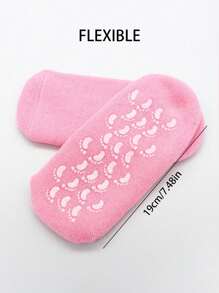 1 对保湿足膜，用于干裂足部护理，温暖凝胶腿套和柔软的 Silique 保湿袜，高弹性循环压力袜，可重复使用的芦荟水疗袜，用于夜间愈合，防滑凝胶袜用于家庭足部护理 - 适合女性/男性、护士、脚部粗糙的跑步者的礼物，是母亲节礼物、婚礼季节回礼、圣诞袜填充物、运动后恢复和冬季足部护理的理想选择 - 彩色 - 查看 8