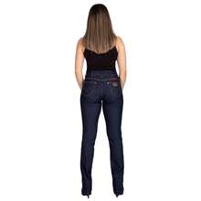 Women's Country Straight Leg Jeans 34 To 56 - 深色水洗藍 - 查看 7