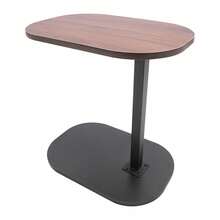 YUNRUX Mesa lateral Mesa de centro em formato C Mesa para laptop Mesa para sofá Mesa de centro