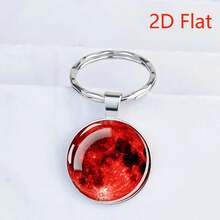 1 cái 8 hành tinh thiên hà mặt trăng sao pha lê thủy tinh móc khóa mặt dây chuyền quà tặng lưu niệm phụ kiện halloween ngày nhà giáo túi dây đeo có giá đỡ chứng minh thư phụ kiện xe hơi túi quyến rũ xe hơi giáng sinh bạn bè chị em ý tưởng quà tặng - Vũ trụ Hành tinh-2D - Xem 23