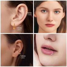 Piercing Smooth Hinged Steel Hoop With Click Clasp, Resistant, Hinged And Segmented - Kit 2-Talk - 查看 5