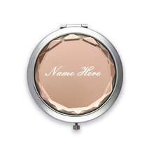 1pc Custom Name Compact Pocket Makeup Folding Mirror Graduation Gift Sister Friends Bridesmaid Party Gift Birthday Gift Gift, Waterproof, Compact Exquisite, Stylish, Fashionable, Modern, Contracted Custom, Personalized, Unique Ideal Gifts For Him Her,Vacay Vibes