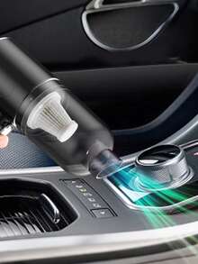 1pc Portable Wireless Multifunctional Vacuum Cleaner, 4-In-1 Vacuum/Blow/Suction/Charge, Small, USB Rechargeable, Wet & Dry Cleaning For Home And Car, Dual-Use Blower And Vacuum - Multicolor - View 7