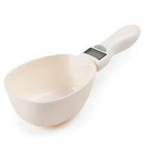 Colher Medidora Digital 24cm de 0.1g a 800g Precisão Cozinha Culinária Ração Pet Ingredientes - Branco - Visão 6