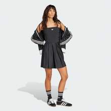 Adidas Originals Váy xếp ly nữ, váy không tay JW0115 - màu đen - Xem 2
