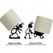 [Süßer Ameisen Papierhalter] Moderner minimalistischer Papierrollenhalter | Süßes Ameisen Design Toilettenpapier-Spender für Zuhause, Büro oder Badezimmer