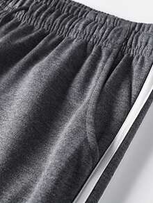 2 Peças Conjunto Esportivo Masculino, Conjunto Esportivo Casual com Capuz, Roupas de Outono