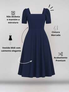 Milimetrica Women Dresses - Navy Blue - View 9