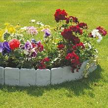 10/20pcs-Plastic Fence Fence Garden Fence Garden Fence, Foldable Patchwork Small Fence Garden Landscape Edge Border, Yard, Lawn, Yard, Autumn Decoration, Easy To Install Outdoor Vegetable Garden Lawn Landscape Divider Fence Decoration - 灰色 - 查看 3