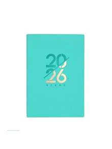 2026 Planner, 365 Days Daily Agenda Notebook, 1pc - 200 Sheets/400 Pages A5, Time Management Journal In English, Spanish, Portuguese