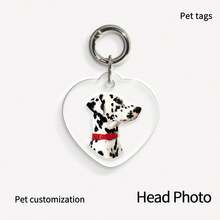 1pc Customized Photo Keychain, Acrylic Pet Photo Keychain, Personalized Photo Gift, Unique Gift For Boyfriend/Girlfriend, Husband/Wife, Dad/Mom, Valentine's Day, Birthday, Youth Anniversary, Father's Day, Mother's Day, Couple Gift, Customized Photo Keychain | Personalized Keychain | Anniversary Gift | Gift For Him | Gift For Her | Christmas Gift | Customized Logo Keychain