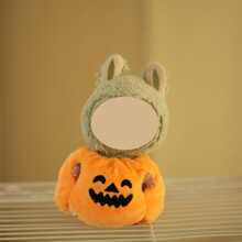 1 件南瓜服装，适合拉布布戴南瓜帽、南瓜裤、魔鬼南瓜服装，适合万圣节角色扮演和展示 - 彩色 - 查看 6