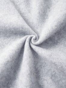 秋冬新款，定制女士羊毛衫-可添加您的照片（风景/徽章/情侣照/全家福/自拍/宠物），适合夏季旅行，女友礼物 - 淺灰色 - 查看 6