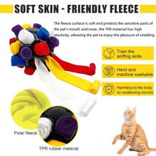 Pet Sniffing Ball, Dog Training Toy Feeding Treats Dispenser Snuffle Ball