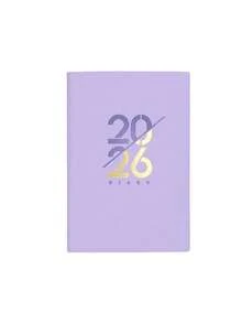 2026 Planner, 365 Days Daily Agenda Notebook, 1pc - 200 Sheets/400 Pages A5, Time Management Journal In English, Spanish, Portuguese