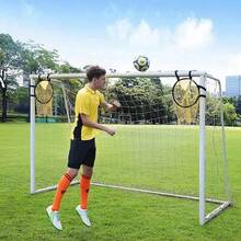 4Pcs Football Target Net Soccer Target Goal Netting Soccer Top Bins Goal Target Mesh Bag 45x60cm - Yellow - View 4