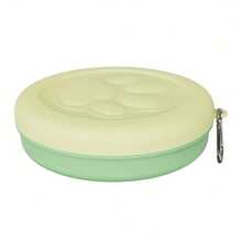 1 pezzo Ciotola da viaggio per animali domestici multicolore, ciotola portatile per cibo per animali da compagnia da esterno, scatola spuntino multifunzionale, ciotola per alimentazione di cani e gatti da esterno