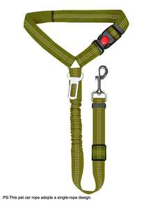 1pc Pet Car Seat Belt Retractable Leash, Heavy Duty Dog Harness Seatbelt - Ideal Pet Family Essential Dog Car Seat Car Seat Covers Dog Car Seat Cover Pet Car Seat - Black - View 18