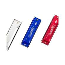 10孔C调半音阶口琴（带琴盒）初学者礼物，适合浪漫情侣游戏、猫咪礼物、女性游戏、男性游戏、互动游戏、派对游戏、生日礼物、节日礼物、完美礼物 - 彩色 - 查看 6