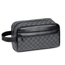 New Men's PU Leather Business/Casual Clutch Bag, Large Capacity Fashion Versatile Wristlet Suitable For Shopping, Short-Distance Travel - Multicolor - View 17