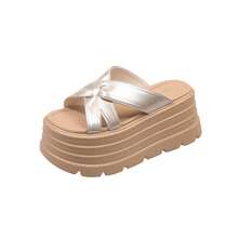 Women Flip-Flops - Gold - View 7