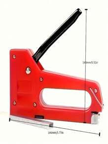 1 Set Plastic Manual Nail Gun Kit, Includes 100pcs Nails - For DIY, Binding Light Items, Compatible With 4-8mm Nails, Battery-Free