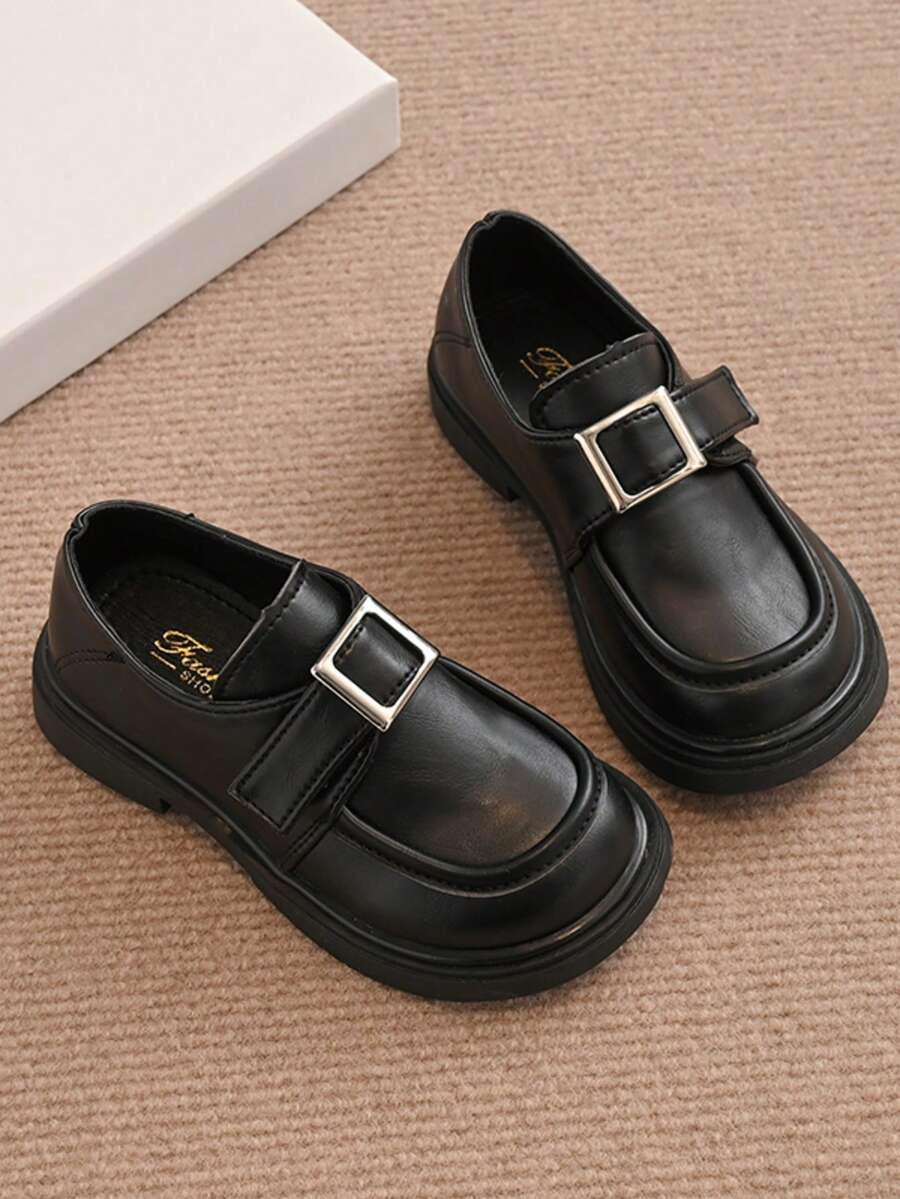 Nuevos zapatos para niños de primavera, zapatos casuales de moda, zapatos versátiles de estilo británico para vestir de niñas