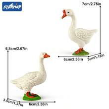 [Certified For Children] Forest Animals Figurines Woodland Animals Model Kit, Miniature Realistic Plastic Wild Forest Animals For Cake Toppers, Birthday Party Favors, Cupcake Toppers, And Kids Birthday Gifts - Multicolor - View 7