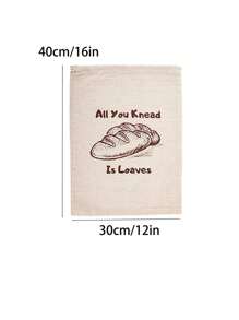 1Pc Linen Bread Bags Burlap Reusable Drawstring Bread Bags Unbleached Loaves Pastries Pouch Handmade Food Storage For Bakery Baguette Picnic Wedding Wrapping Camping