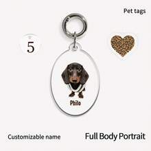 1pc Customized Photo Keychain, Acrylic Pet Photo Keychain, Personalized Photo Gift, Unique Gift For Boyfriend/Girlfriend, Husband/Wife, Dad/Mom, Valentine's Day, Birthday, Youth Anniversary, Father's Day, Mother's Day, Couple Gift, Customized Photo Keychain | Personalized Keychain | Anniversary Gift | Gift For Him | Gift For Her | Christmas Gift | Customized Logo Keychain