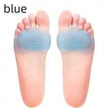 男女硅胶跖骨垫脚垫透气前脚掌垫防滑舒适足部护理鞋垫 - 彩色 - 查看 8