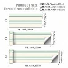 SUPSTICKER 1 rouleau de papier peint adhésif moderne et minimaliste à motif rayé, facile à décoller et à coller. Convient pour la décoration murale du salon, de la chambre, des armoires, des bureaux, des salles de classe, des dortoirs. Papier peint, stickers muraux, décoration murale, décoration de chambre, décoration de cuisine de 15,75*78,74/118,11/196,85 pouces