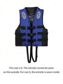 1pc Professional Life Jackets For Adults, Large Buoyancy Fishing Vests, Vests, Vests, Motorboats, Surfing Boats, And Convenient Swimming - Multicolor - View 18