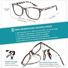 Gaoye Stylish Blue Light Glasses For Woman - Computer Glasses Up To 99% Blue Light Blocking - Lightweight Frames - 3 Pack