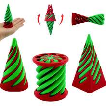 1/2/3 szt. spiralnych stożkowych zabawek na palce – stożek niemożliwy i dekoracja biurka do łagodzenia lęku, relaksacji i poprawy koncentracji – stożek niemożliwy, zabawka do dostawy w kształcie piramidy, miniaturowa iluzja linii wirowej jako dekoracja biurka, upominek, łagodzenie lęku, zabawa artefaktem dekompresyjnym, obrotowy, składany, trójwymiarowy