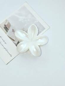 2pcs Women Elegant Large Acrylic Flower Hair Claw Clips, Sophisticated Personalized Bun Updo Decorative Hair Accessories For Daily Wear Hair Jaw Clip Hair Clamps Hair Clutch Hair Catcher Clip Fall Winter Hair Clip For Vacation Outfits Woman - Multicolor - View 10