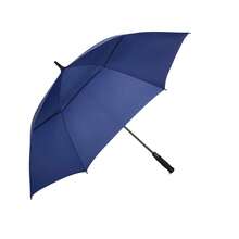 1pc Automatic Open Extra Large Golf Umbrella, Double-Layer Canopy Ventilated Windproof Oversized Straight Handle Rain Umbrella, Waterproof - Multicolor - View 9