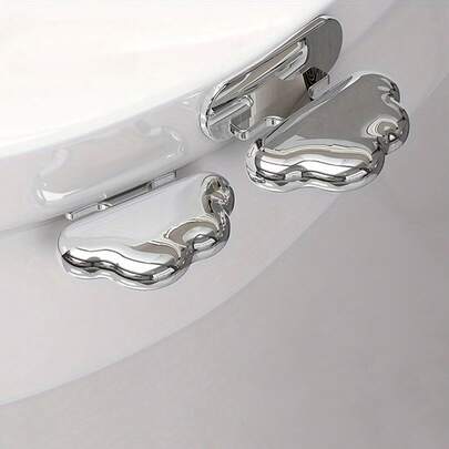 2pcs/Set Contactless Toilet Seat Lifter, Bathroom Toilet Seat Handle, Convenient Non-Contact Handle, Easy Lift And Lower Seat, Promotes Better Hygiene Habits, Ideal For Home, Enhances Bathroom Cleaning Comfort, Autumn Decor, 1pc