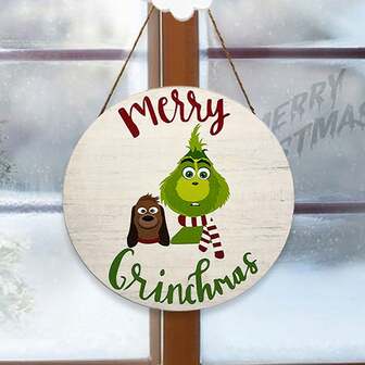 Juldekorationshänge Grönt hår Julträpyssel Fantastiskt grönt hår julgranshänge - Livfulla hängande dekorationer ger festivalglädje, lämplig för inomhus- och utomhusbruk