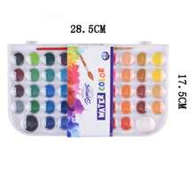 48/24/12 Colors Solid Watercolor Paint Cakes, Beginner 12/21/36 Colors Solid Watercolor Paint Set For Sketching, DIY, Art Painting, Suitable For Artists, Students, Teachers