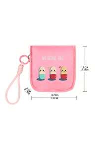 Tragbare Pillen Tasche mit Pillen Muster, kompakte Pillen Box und Erste-Hilfe-Set, praktisch für Reisen, geeignet für tägliche/Outdoor/Reise Medikamente, essentielles medizinisches Zubehör für gesundheitsbewusste und häufig reisende Personen, multifunktionale Stoff Pillen Tasche, tragbares medizinisches Erste-Hilfe-Set, Outdoor Reise Pillen Tasche, Wohnheim Erste-Hilfe Medizin Aufbewahrungstasche (mehrere Farben erhältlich) - Verschiedenfarbig - Übersicht 11