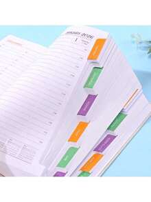 2026 Planner, 365 Days Daily Agenda Notebook, 1pc - 200 Sheets/400 Pages A5, Time Management Journal In English, Spanish, Portuguese