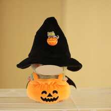 1 件南瓜服装，适合拉布布戴南瓜帽、南瓜裤、魔鬼南瓜服装，适合万圣节角色扮演和展示 - 彩色 - 查看 8