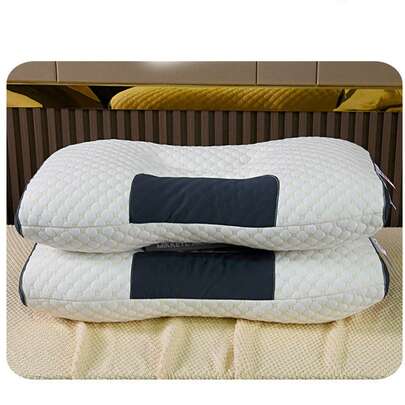 2-Pack Ergonomic Bed Pillows - Premium Neck Support For Side Sleepers & Back Pain Relief