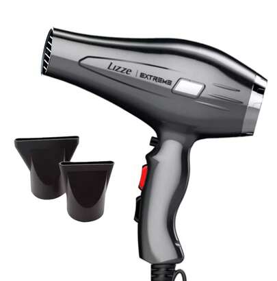  Secadora Profesional Lizze Extreme 2400W Herramienta Belleza Secado Rápido Cabello Cuidado Capilar Estilo Salón Potencia Alta Tecnología Estética Styling Profesional