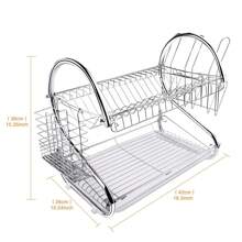 Large-Capacity, Multifunctional Extendable Dish Drainer With Ample Utensil Support For Pots And Pans, Black.